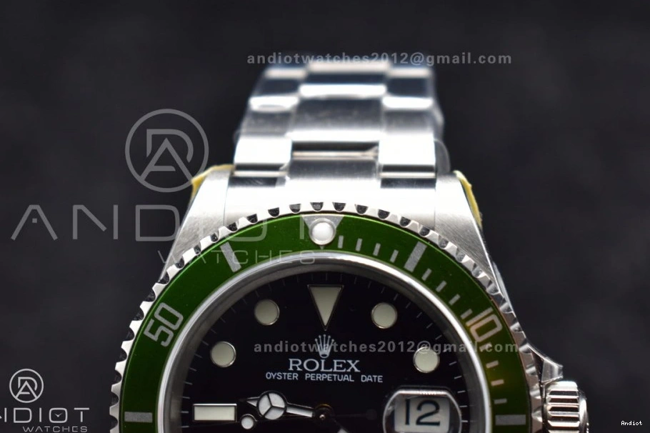 ARF1:1 Steel LV 904L Edition Submariner Green Bracelet SH3135 16610 V2 Best on SS 1110